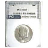 1970-D Kennedy MS66+ LISTS $775
