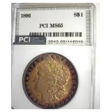 1896 Morgan PCI MS65 Excellent Color