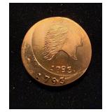 1793 Chain Cent Dbl Strike  GEM Gallery Mint