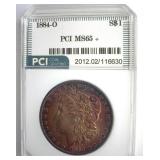 1884-O Morgan PCI MS65+ Exquisite Color