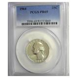 1964 Quarter PCGS PR69