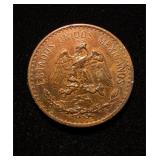 1925 2c UNC+ Mexico Scarce