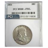 1954 Franklin MS66+ FBL LISTS $1350