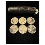 1946 Nickels Choice-Gem BU Roll of 40