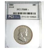 1962 Franklin PR69+ DCAM LISTS $3850 IN 69 DCAM