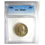 1960 Quarter ICG MS66+ LISTS $200