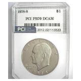 1978-S Ike PR70 DCAM LISTS $400
