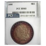 1886 Morgan PCI MS65 Nice Color