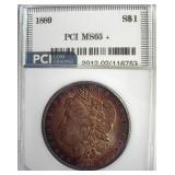 1889 Morgan MS65+ LISTS $475