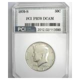 1970-S Kennedy PR70 DCAM LISTS $375 IN 69 DC