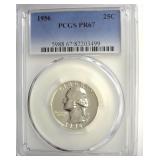 1956 Quarter PCGS PR67
