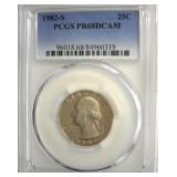 1982-S Quarter PCGS PR68 DCAM
