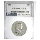 1963 Franklin PR69 DCAM LISTS $5000