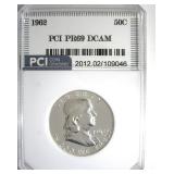 1962 Franklin PR69 DCAM LISTS $3850