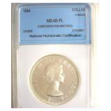 1964 Dollar NNC MS69 PL Confederation Meetings