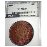 1889 Morgan MS67 LISTS $15000