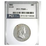 1961 Franklin PR68+ DCAM LISTS $7000
