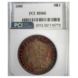 1896 Morgan PCI MS65 Excellent Color
