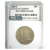1986-S 50c Statue of Liberty PCI PR70 DCAM
