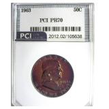 1963 Franklin PR70 LISTS $400 IN 69
