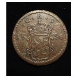 1686 Huge Copper XF Sweden 1OR SM