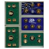 1989-2001 10 Proof Sets