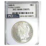 1888-S Morgan MS66 DMPL UC LISTS $22500