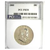 1962 Franklin PR70 LISTS $275 IN 69