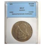 1976 Balboa NNC MS67 Panama