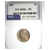 1958 Nickel MS66+ FS LISTS $13500