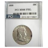 1956 Franklin MS66 FBL LISTS $175