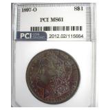 1897-O Morgan MS61 LISTS $1650