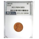 1975-S Cent PCI PR70 DCAM RD