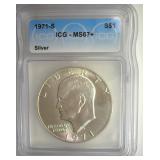 1971-S Silver Ike ICG MS67+ LISTS $3150