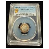 1958-D Dime PCGS MS67 FB