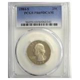 1984-S Quarter PCGS PR69 DCAM