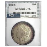 1883-S Morgan MS65+ PL LISTS $95000