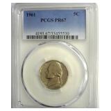 1961 Nickel PCGS PR67
