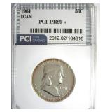 1961 Franklin PR69+ DCAM LISTS $27000 IN 69 DC