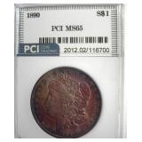 1890 Morgan MS65 LISTS $950