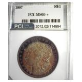 1887 Morgan PCI MS65+ Great Color