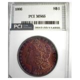 1886 Morgan PCI MS65 Wonderful Color