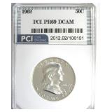 1962 Franklin PR69 DCAM LISTS $3850