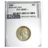 1949 Quarter MS67+ LISTS $1250