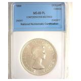1964 Dollar NNC MS69 PL Confederation Meetings