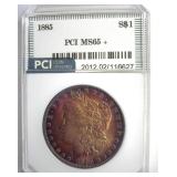 1885 Morgan PCI MS65+ Amazing Color