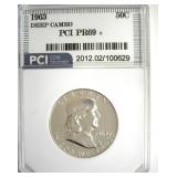 1963 Franklin PR69+ DCAM LISTS $5000 IN 69 DC