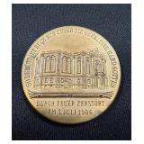 1906 Medal Large Hamburg Medal