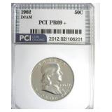 1962 Franklin PR69+ DCAM LISTS $3850 IN 69 DC