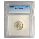 1958-D Dime ICG MS67
